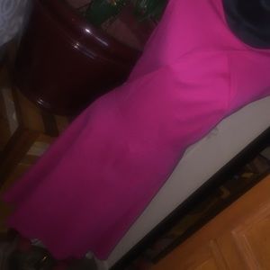 New York and Co Fushia Sleeveless Cotton Dress